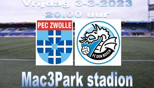 Samenvatting PEC Zwolle - FC Den Bosch