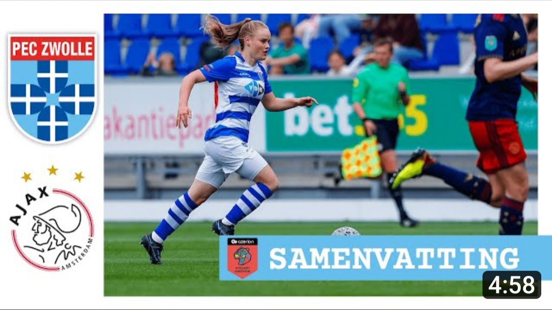 Samenvatting Vrouwen PEC Zwolle - Ajax