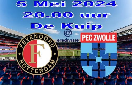 PEC Zwolle krijgt dik klop in De Kuip
