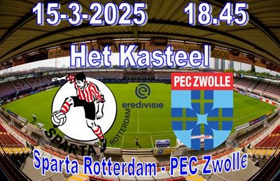 PEC Zwolle heeft niet veel aan punt bij Sparta Rotterdam