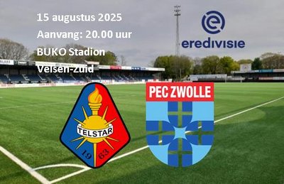 PEC Zwolle wint in Velsen Zuid en is koploper in eredivisie