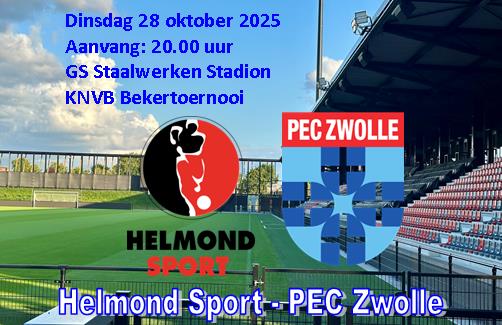 PEC Zwolle zonder moeite door in bekertoernooi