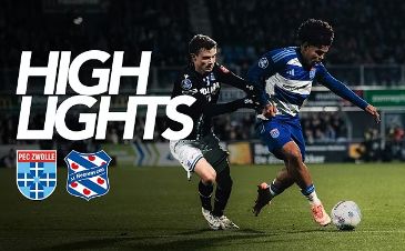 Samenvatting PEC Zwolle - SC Heerenveen