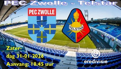 PEC Zwolle wint ruim van Telstar