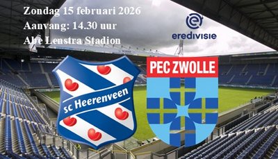 PEC Zwolle verliest in Heerenveen 