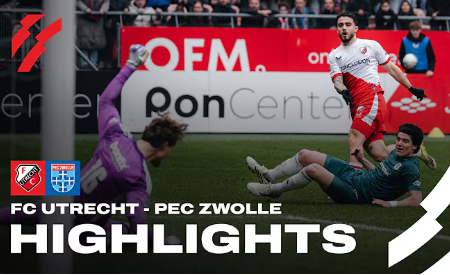 Samenvatting FC Utrecht - PEC Zwolle