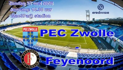 PEC Zwolle kan niet stunten tegen Feyenoord