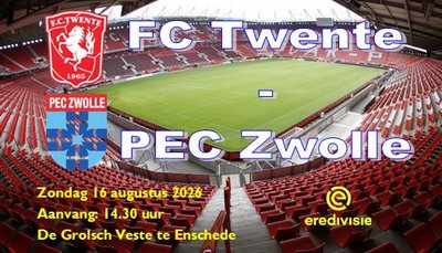 PEC Zwolle met nederlaag terug uit Enschede