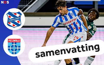 Samenvatting SC Heerenveen - PEC Zwolle