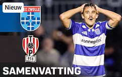 Samenvatting PEC Zwolle - TOP Oss